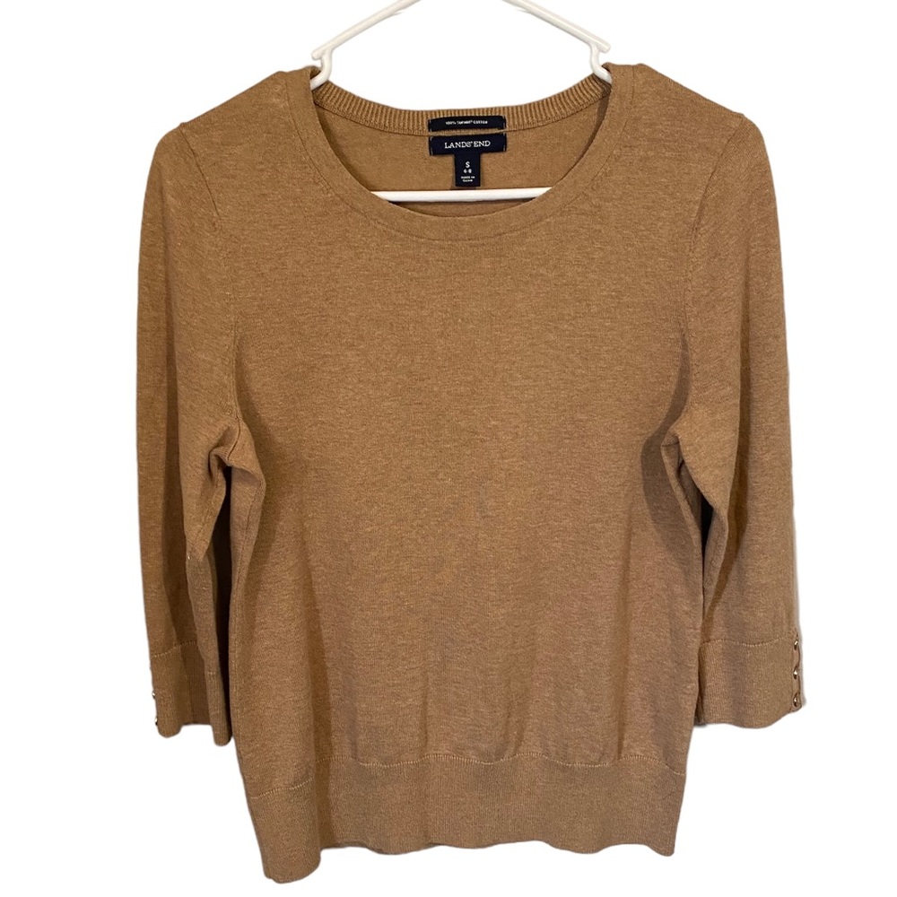 Lands' End Women's Brown Pullover Sweater. Size S. Excellent Conditions.
